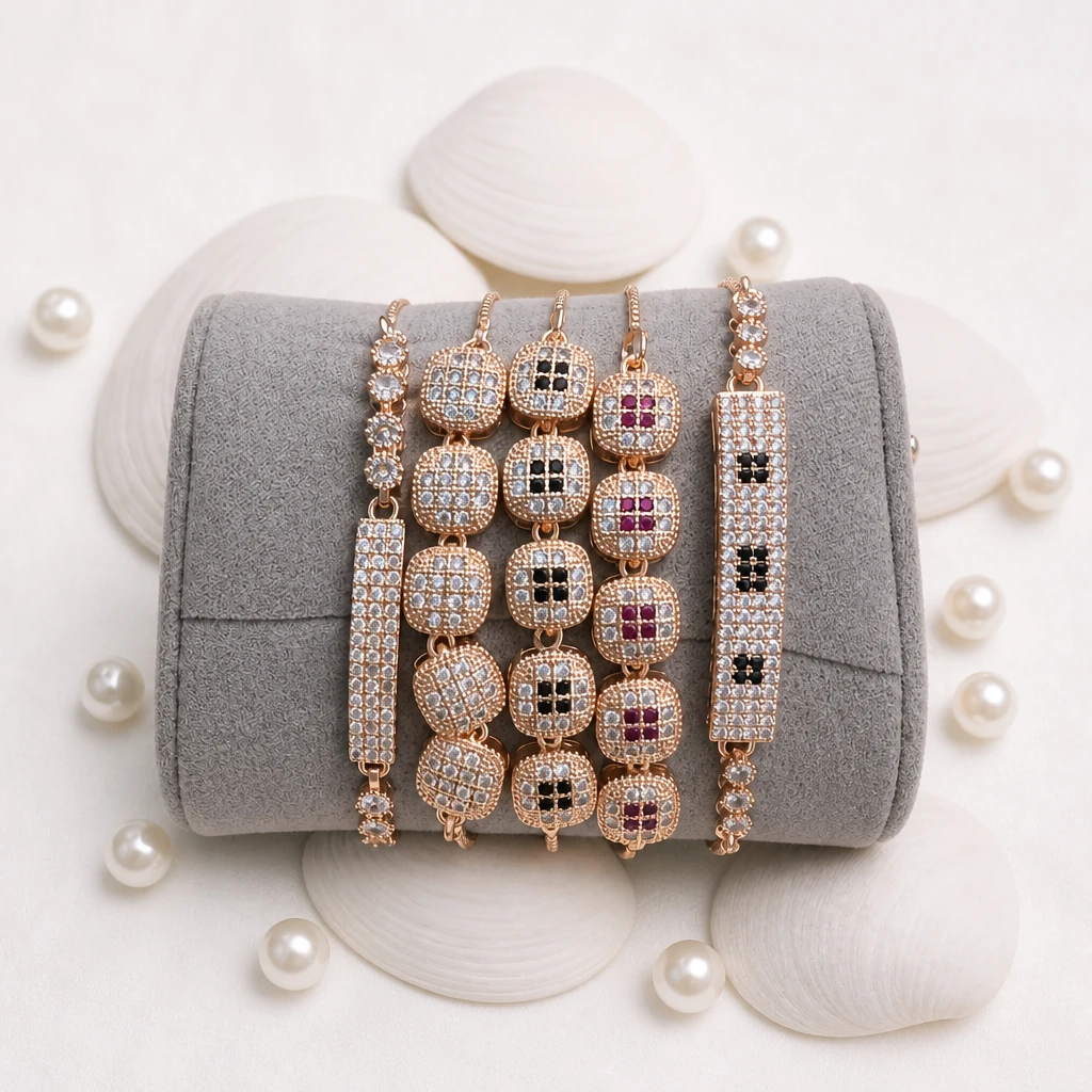 Crystal bracelet collection