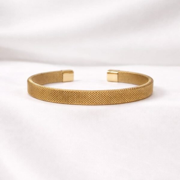 gold mesh cuff