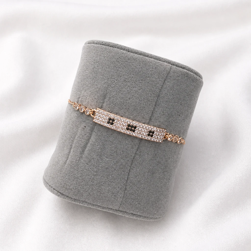 black clover bar bracelet black clover bar bracelet